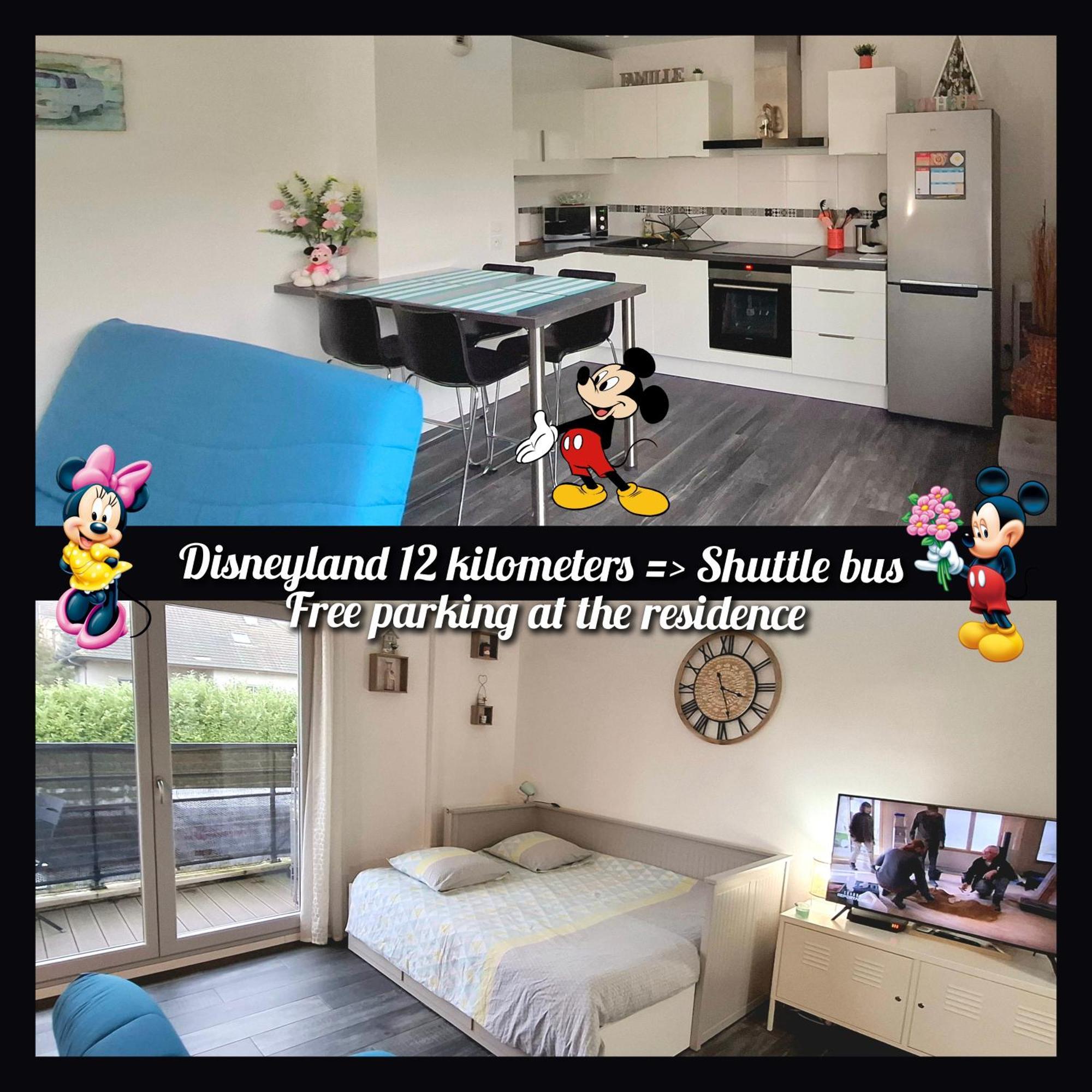 Appartement Studio O Fil De L'O A 12 Kilometres De Disneyland Paris Crecy-la-Chapelle Bagian luar foto
